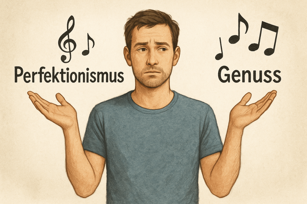 Mensch zwischen Perfektion und Genuss