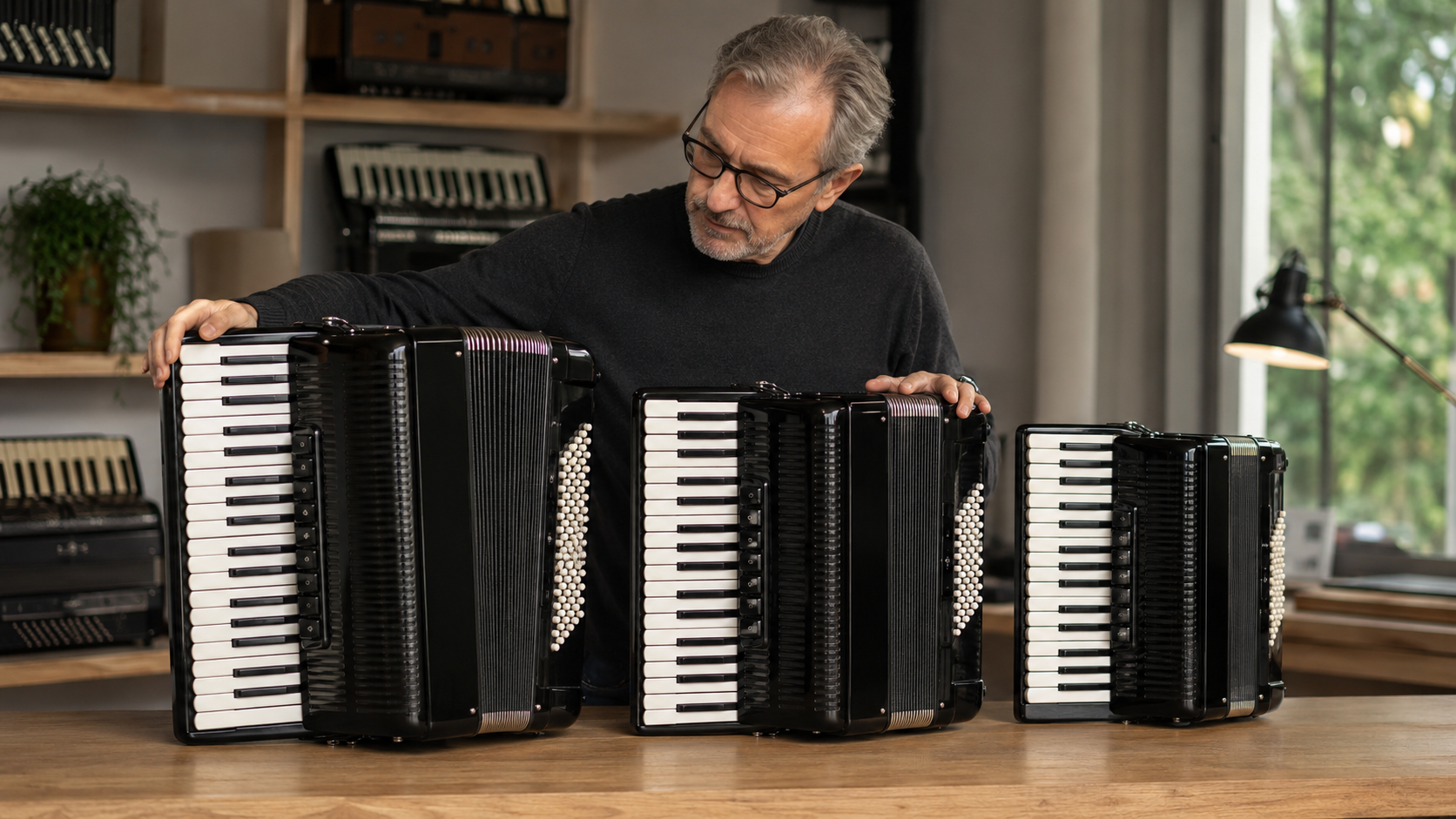 Welches Akkordeon fuer Anfaenger? 48, 72, 96 oder 120 Bass
